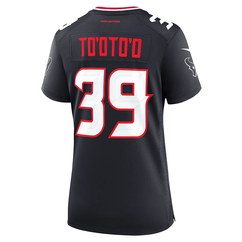 Women's Nike Henry To'oto'o  Navy Houston Texans Team Game Jersey