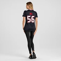 Women's Nike Jamal Hill  Navy Houston Texans Team Game Jersey