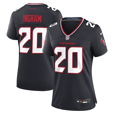 Women's Nike Ja'Marcus Ingram  Navy Houston Texans Team Game Jersey