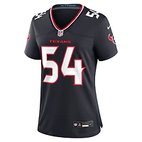 Women's Nike Jarrett Patterson  Navy Houston Texans Team Game Jersey