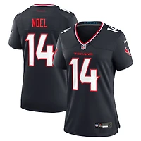 Maillot Nike Jaylin Noel bleu marine pour femme des Houston Texans