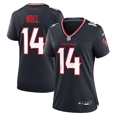 Maillot Nike Jaylin Noel bleu marine pour femme des Houston Texans