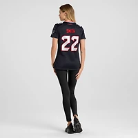 Maillot Nike Jaylin Smith bleu marine pour femme des Houston Texans