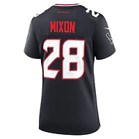 Maillot de match Nike Joe Mixon des Houston Texans pour femme, bleu marine