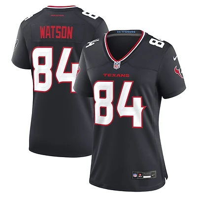 Women's Nike Justin Watson Navy Houston Texans Team Game Jersey