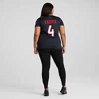 Maillot de match Nike Kamari Lassiter bleu marine pour femme des Houston Texans