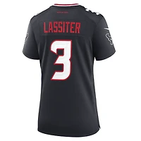 Women's Nike Kamari Lassiter  Navy Houston Texans Team Game Jersey