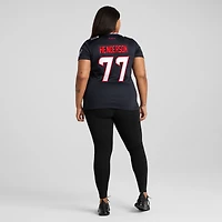 Maillot de match Nike LaDarius Henderson pour femmes, bleu marine, Houston Texans