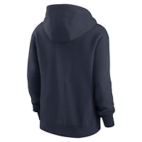 Women's Nike Navy Houston Texans Club Fleece Pullover Hoodie