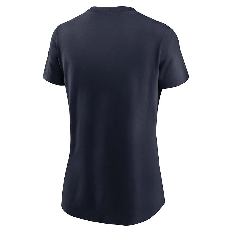 Women's Nike Navy Houston Texans  Primary Logo T-Shirt