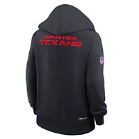 Women's Nike Navy Houston Texans Sideline Standard Issue Initial Home Dri-FIT Hoodie