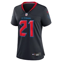 Maillot Nike Nick Chubb bleu marine pour femme des Houston Texans