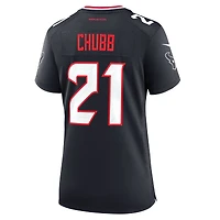 Women's Nike Nick Chubb  Navy Houston Texans Team Game Jersey