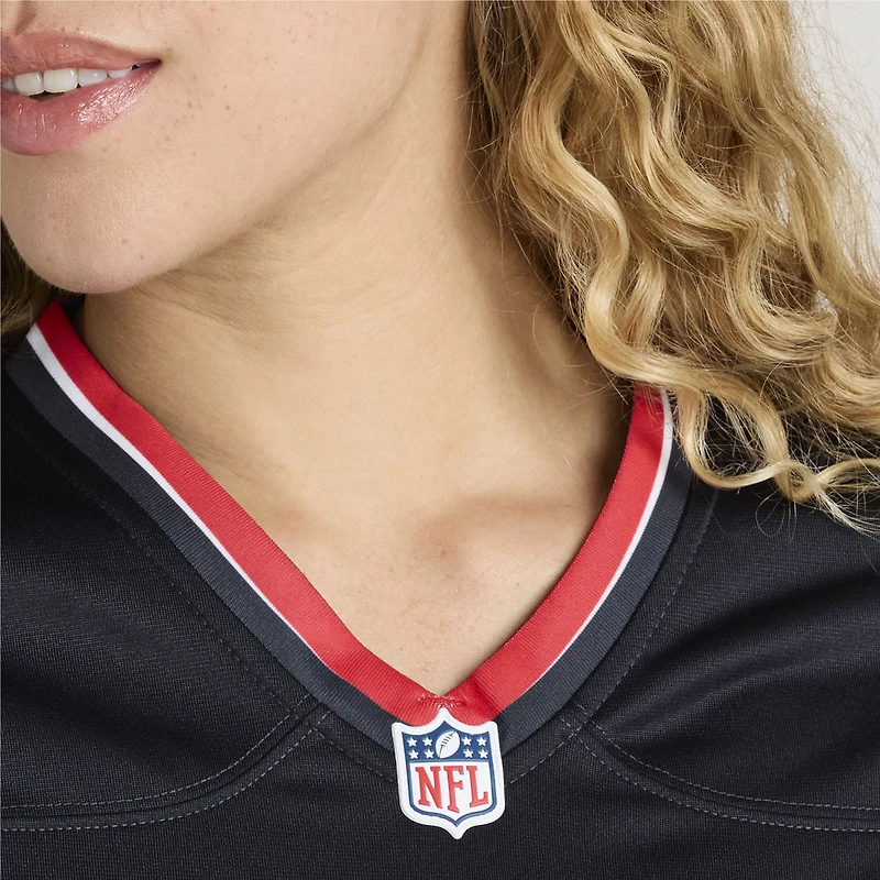 Women's Nike Quintez Cephus  Navy Houston Texans Team Game Jersey