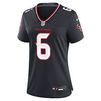 Maillot de match Nike pour femme Reed Blankenship bleu marine des Houston Texans
