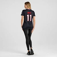 Maillot Nike Tremon Smith bleu marine pour femme des Houston Texans