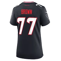 Maillot Nike Trenton Brown Navy pour femme des Houston Texans