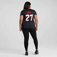 Maillot de match l'équipe des Houston Texans Nike Troy Pride pour femmes, bleu marine