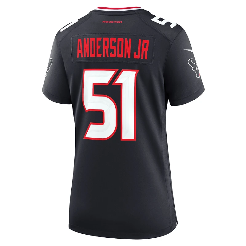 Maillot de match Nike Will Anderson Jr. pour femme, bleu marine, Houston Texans