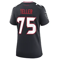 Women's Nike Wyatt Teller  Navy Houston Texans Team Game Jersey