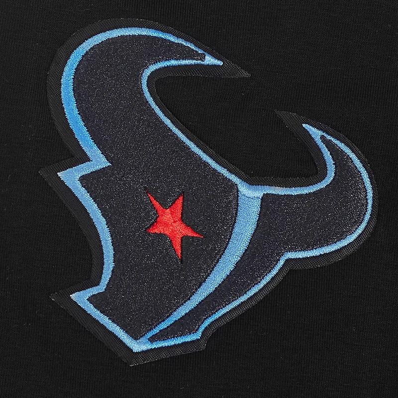 Women's Pro Standard C.J. Stroud Black Houston Texans Player Name & Number Cropped Boxy T-Shirt