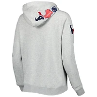 Sweat à capuche avec patch local Pro Standard pour femmes, gris chiné, Houston Texans