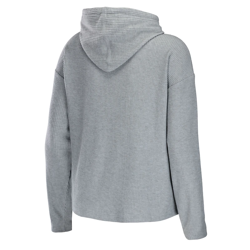 Women's WEAR by Erin Andrews Heathered Gray Houston Texans Pullover Hoodie & Pants Lounge Set