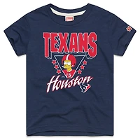 T-shirt bleu marine Houston Texans Tri-Blend Youth Homage x The Simpsons