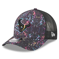 Casquette ajustable 9FORTY NFL Crucial Catch 2025 noire New Era pour jeunes des Houston Texans