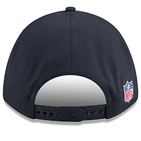 Casquette ajustable 9FORTY Sideline New Era bleu marine des Houston Texans 2025 pour jeunes