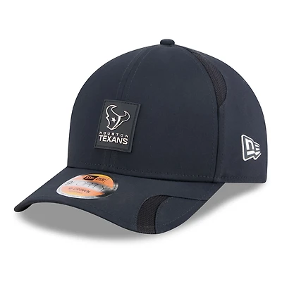 Youth New Era Navy Houston Texans 2025 Sideline 9FORTY Adjustable Hat