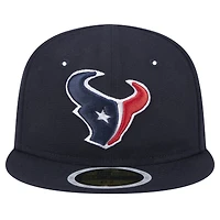 Casquette ajustée New Era pour jeunes Houston Texans bleu marine 59FIFTY