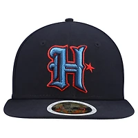Casquette ajustée New Era pour jeunes Houston Texans bleu marine 59FIFTY