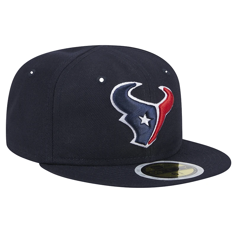 Casquette ajustée New Era pour jeunes Houston Texans bleu marine 59FIFTY