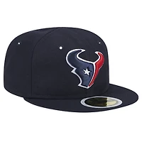 Casquette ajustée New Era pour jeunes Houston Texans bleu marine 59FIFTY