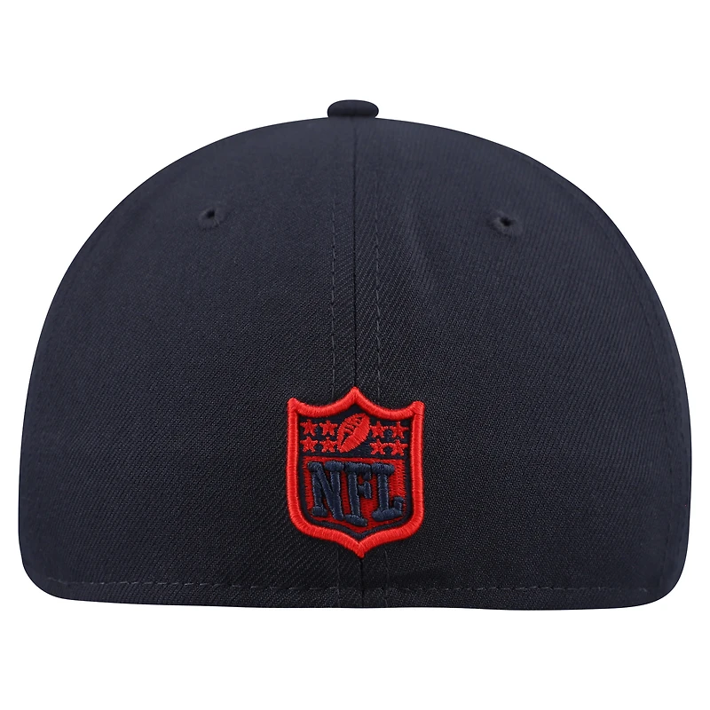 Youth New Era Navy Houston Texans Main 59FIFTY Fitted Hat