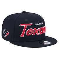 Casquette snapback 9FIFTY bleu marine Houston Texans pour jeunes New Era