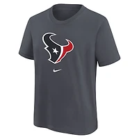 T-shirt Nike anthracite Houston Texans avec logo principal Legend pour jeune