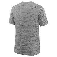 T-shirt Nike Heather Anthracite Houston Texans Sideline Velocity Performance pour jeunes