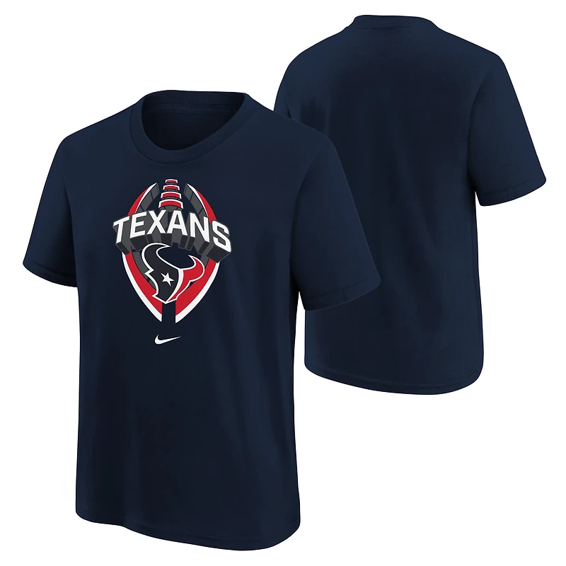 Youth Nike Navy Houston Texans Icon Legend T-Shirt