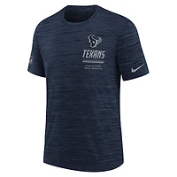 Youth Nike  Navy Houston Texans Sideline Velocity Dri-FIT T-Shirt