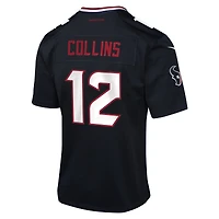 Maillot Nike Nico Collins bleu marine pour jeune des Houston Texans