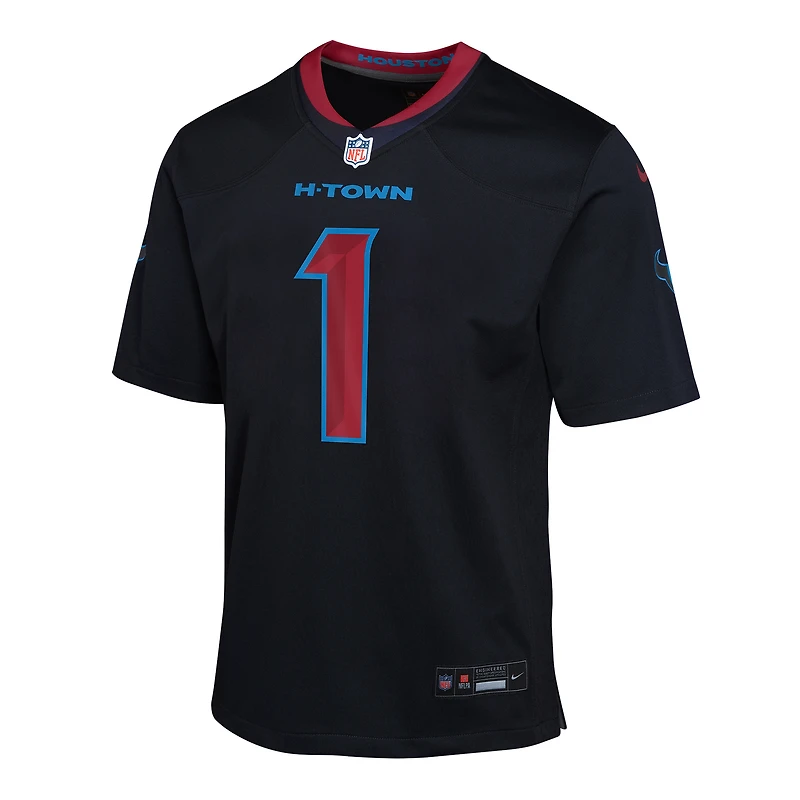 Youth Nike Stefon Diggs  Navy Houston Texans Alternate Player Game Jersey