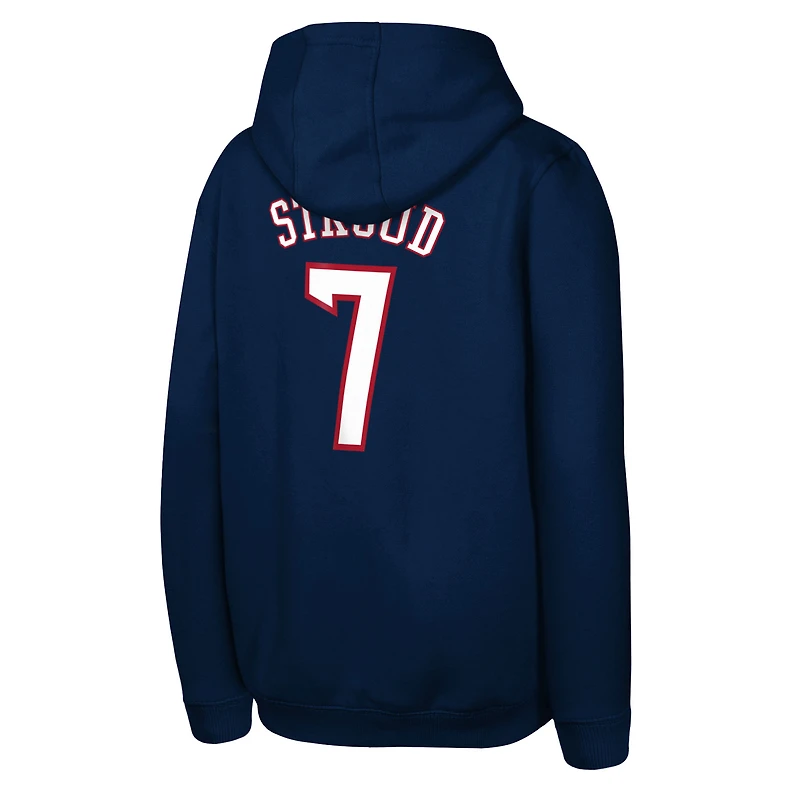 Youth Outerstuff C.J. Stroud Navy Houston Texans Mainliner Player Name & Number Hoodie