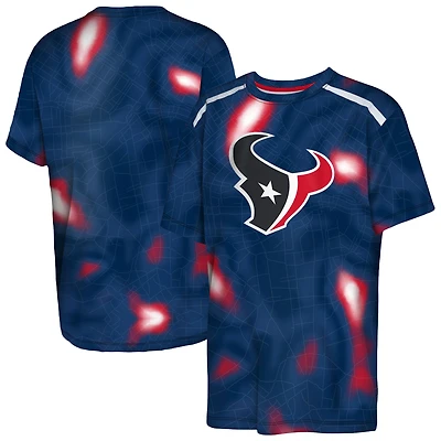 T-shirt Dri-Tek bleu marine pour jeunes des Houston Texans