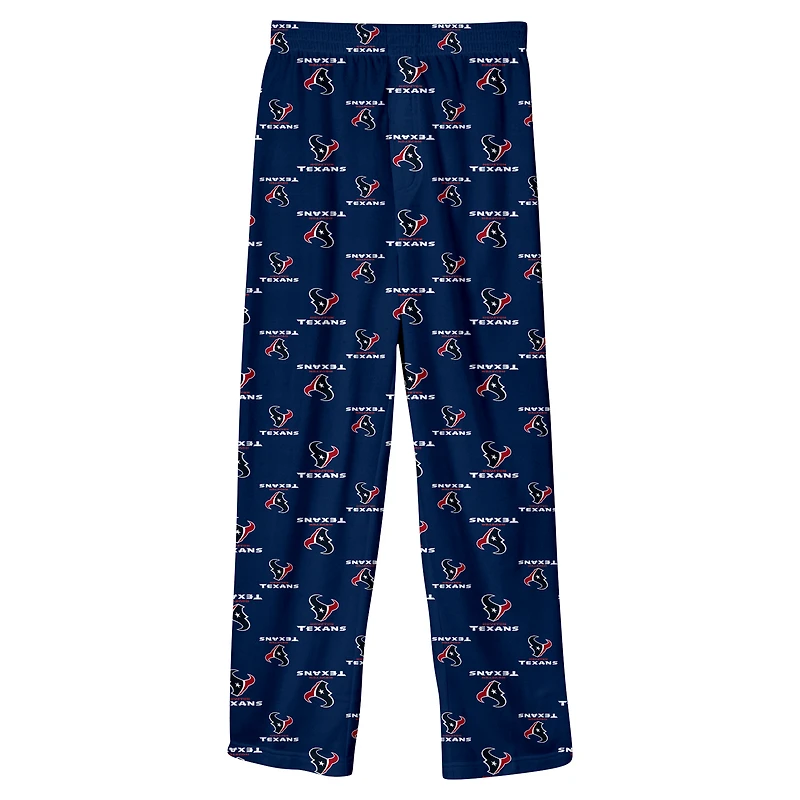 Youth Outerstuff Navy Houston Texans Printed Pajama Pants