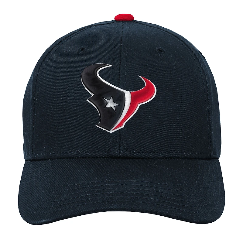 Casquette ajustable pré-courbée Youth Outerstuff Navy Houston Texans Team