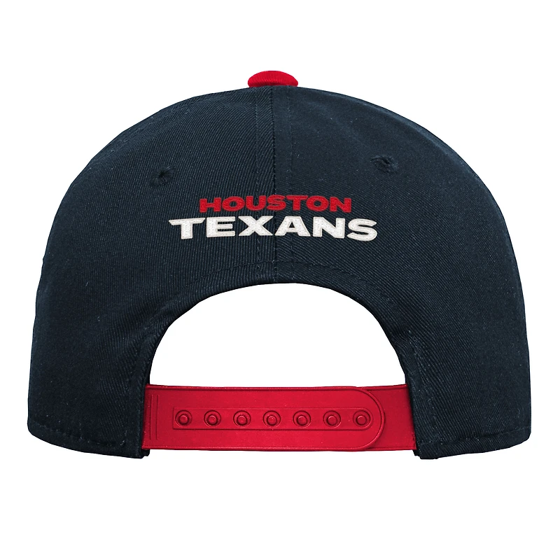 Casquette ajustable pré-courbée Youth Outerstuff Navy Houston Texans Team