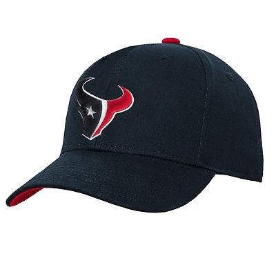 Casquette ajustable pré-courbée Youth Outerstuff Navy Houston Texans Team