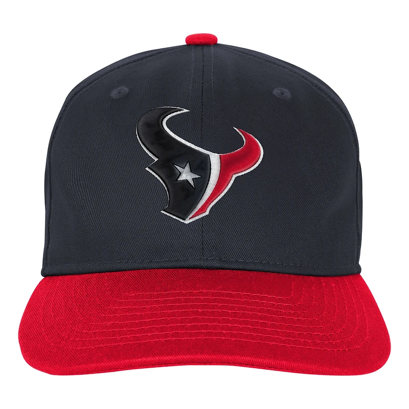 Casquette ajustable rétro bleu marine Houston Texans de Youth Outerstuff